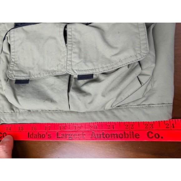 SPORTS AFIELD Fishing Vest Multi Pocket Tan Grey XXL Mens Utility Outdoor - Picture 10 of 11